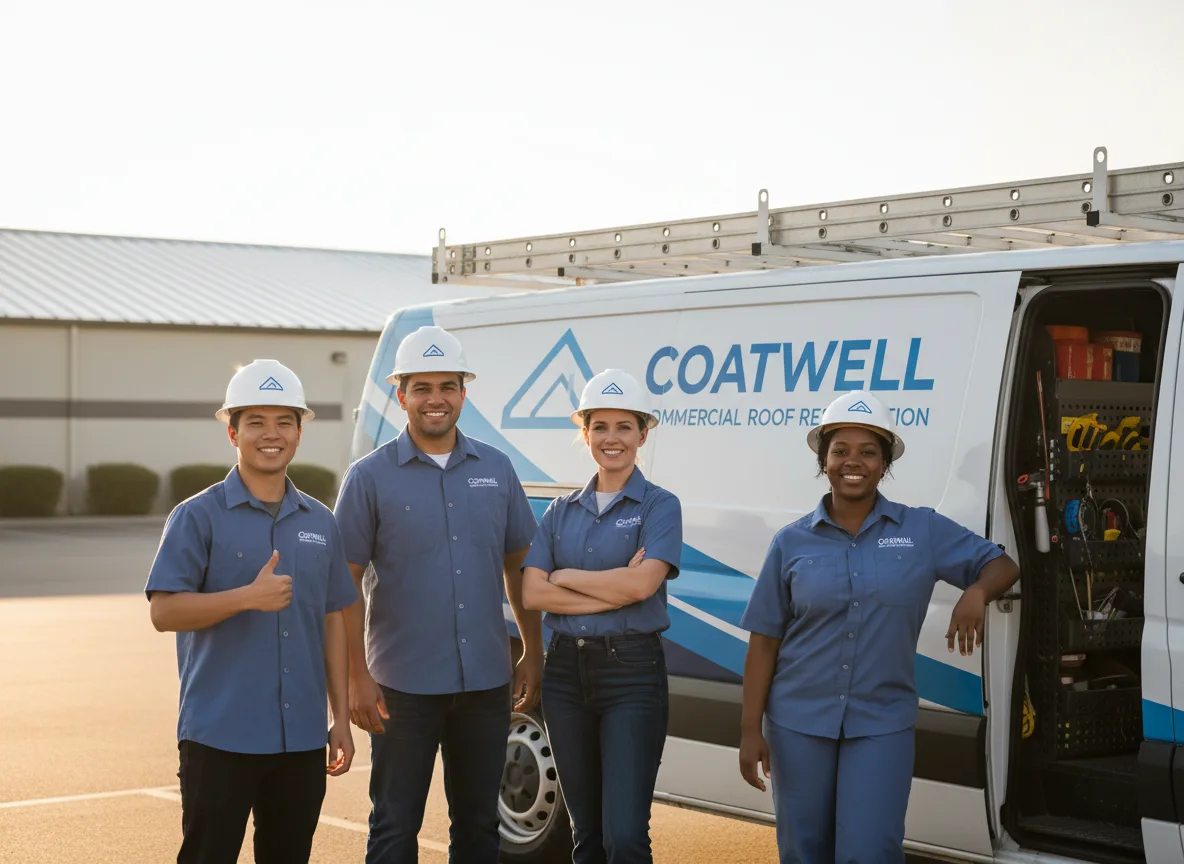 Commercial roof coating company in Gibsonville, NC